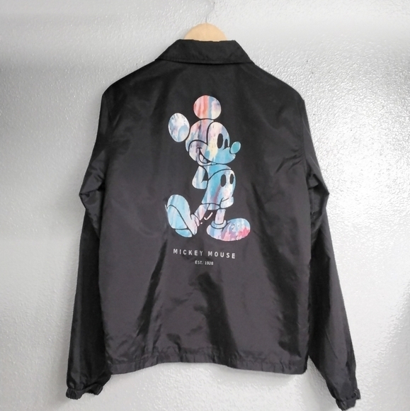 Neff Disney  Black Nylon Mickey Mouse Jacket     Size S - Picture 1 of 6
